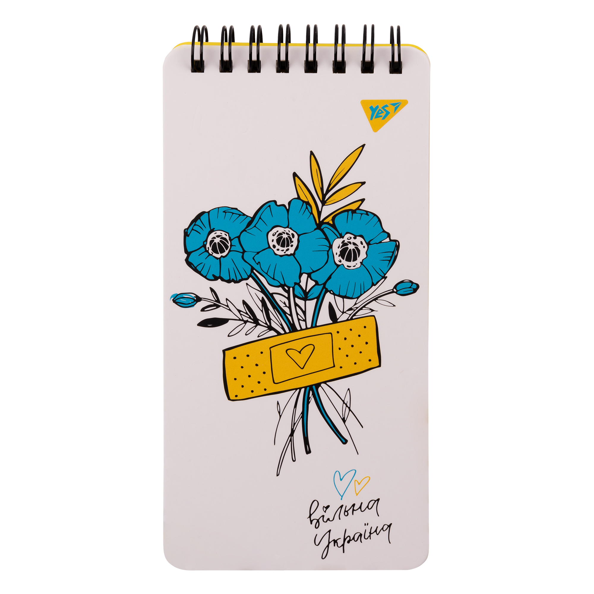 Блокнот YES 80*160/60 подв. спіраль "Freedom" клітинка, 151828