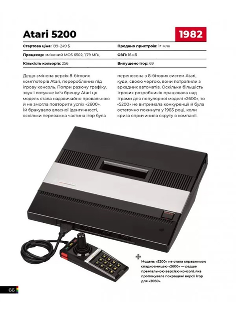 Книга  "Артбук. Ігрові консолі 2.0: Історія у фотографіях від Atari до Xbox" (у) (6575) 2