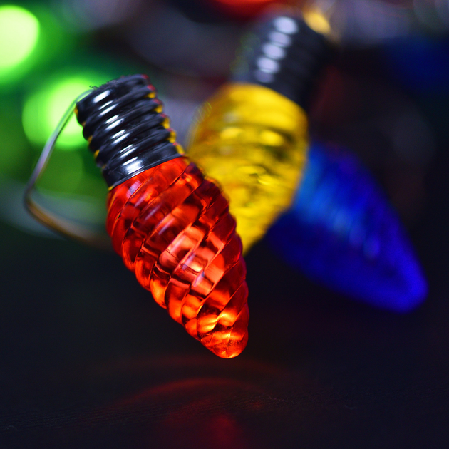 Електрогір. Yes! Fun на мідн. дроті "Шишки", 10 LED, тепл. біл., 1,65 м, стат.св. на батар., 801209 3