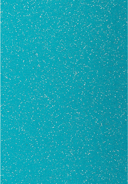 Фетр м`який з гліт., аквамарин, 21*30 см, 742937