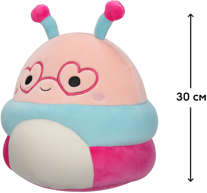 М`яка іграшка SQUISHMALLOWS – ГУСЕНИЦЯ ГРІФФІТ, 30 см, SQVA00872 1