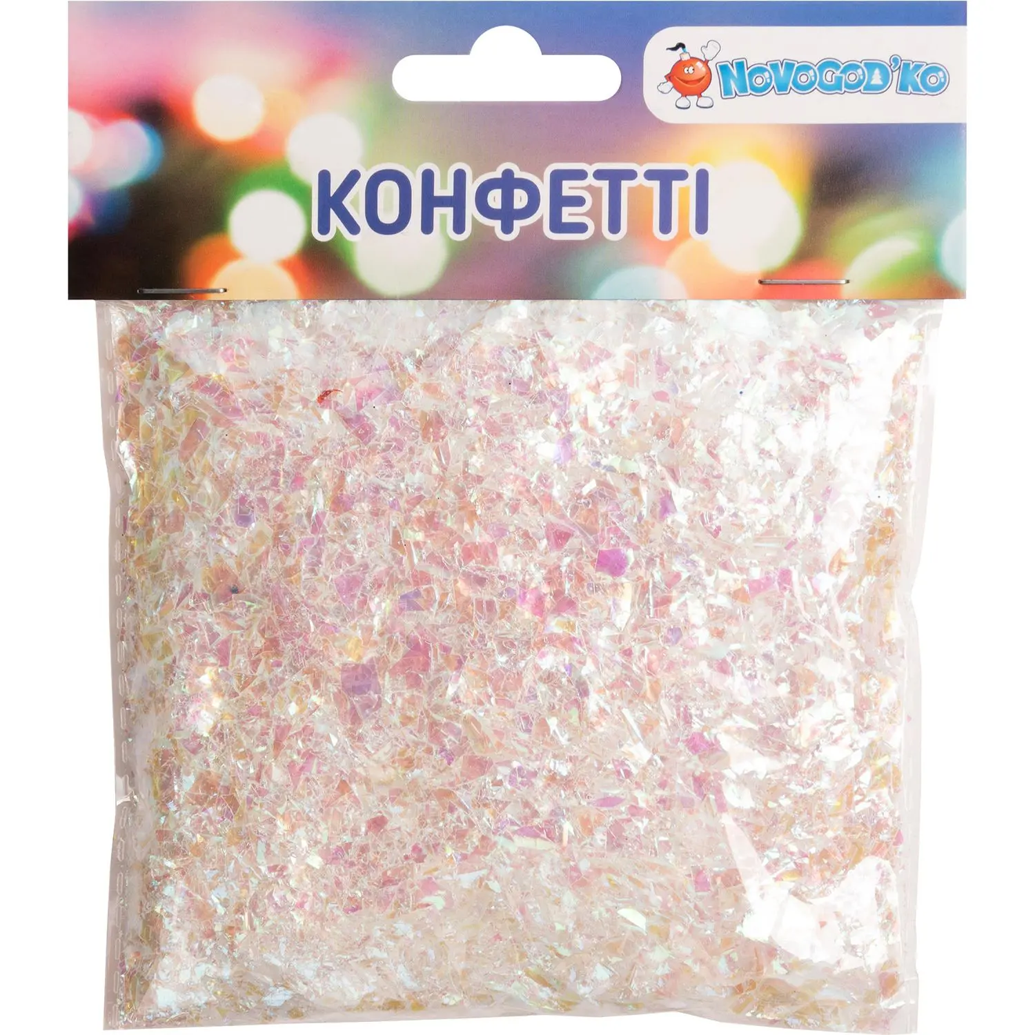 Конфетти Novogod`ko, 30 г, белый перламутр, 974884
