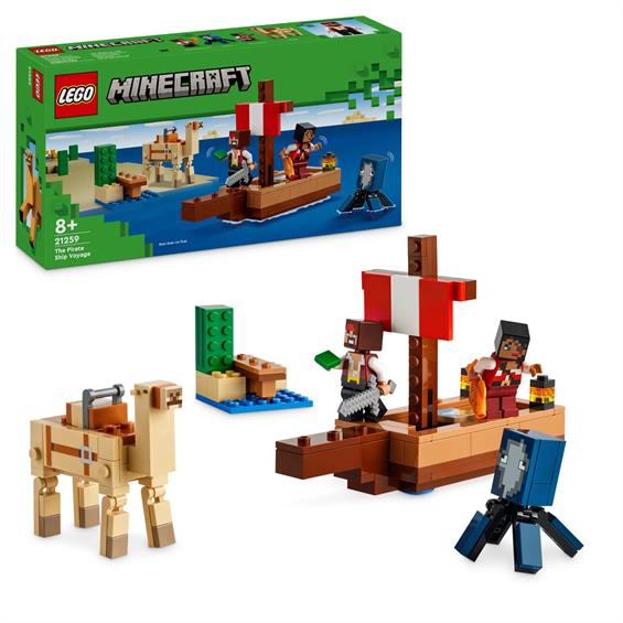 Конструктор Lego Minecraft "Подорож на піратському кораблі", 21259 1