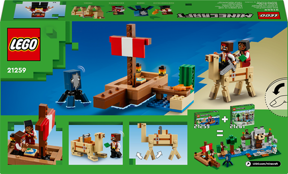 Конструктор Lego Minecraft "Подорож на піратському кораблі", 21259 9