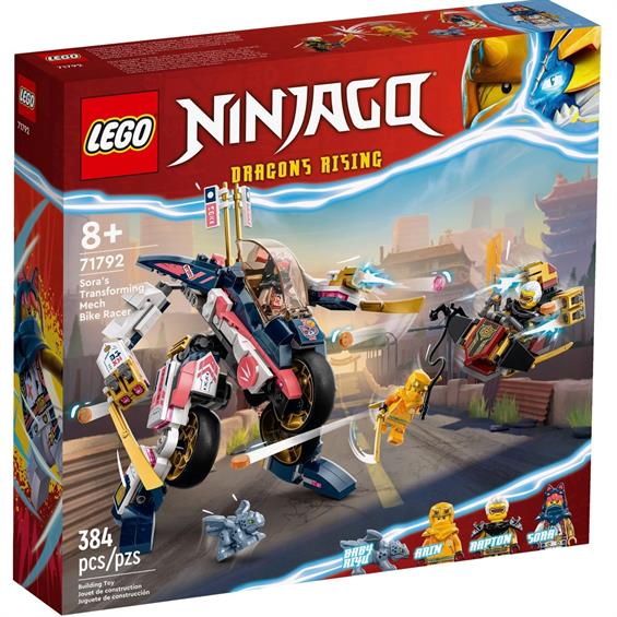Конструктор Lego Ninjago "Перегоновий робобайк-трансформер Сори", 71792