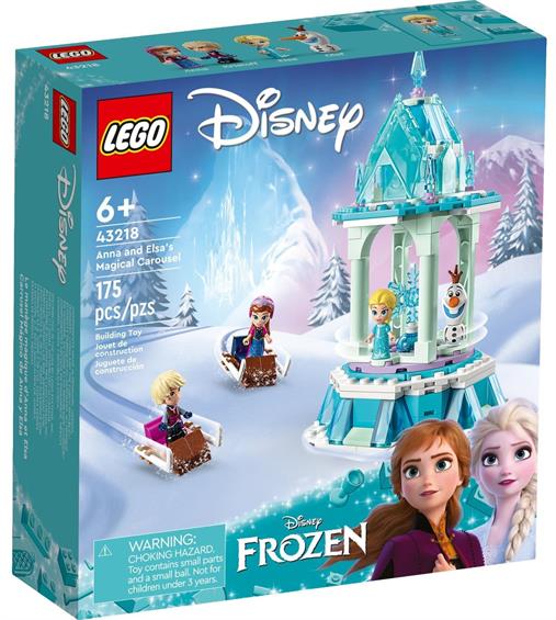 Конструктор Lego Disney "Очаровательная карусель Анны и Эльзы", 43218
