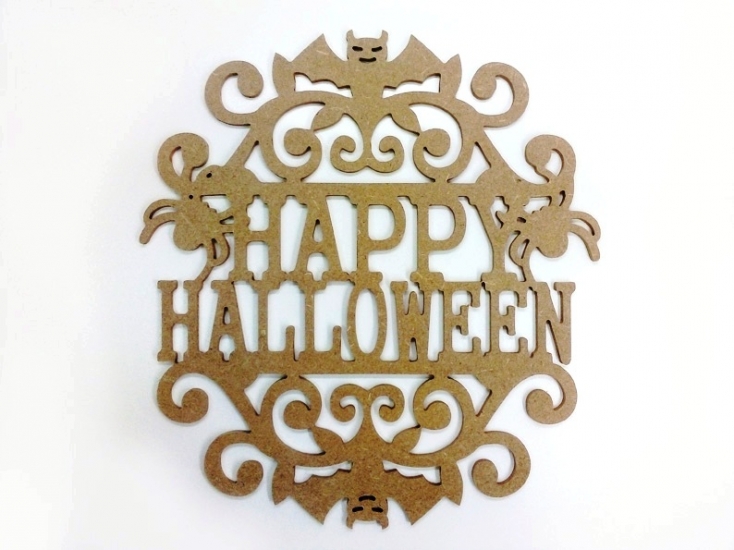 Заготівка дерев`яна Напис "Happy HALLOWEEN", 2488