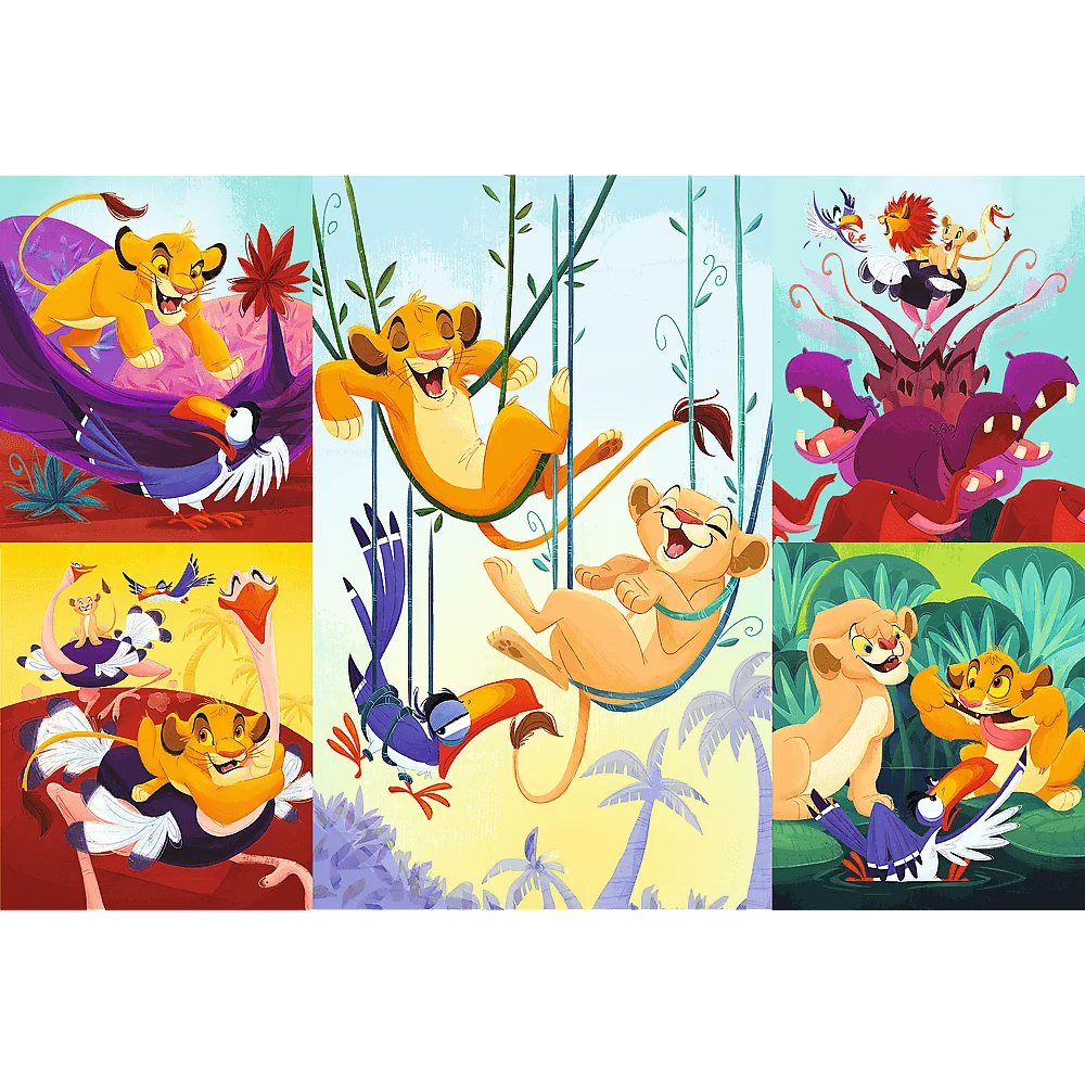 Пазл "100" - Відважний Король Лев. Disney Lion King, Trefl, 16478 2