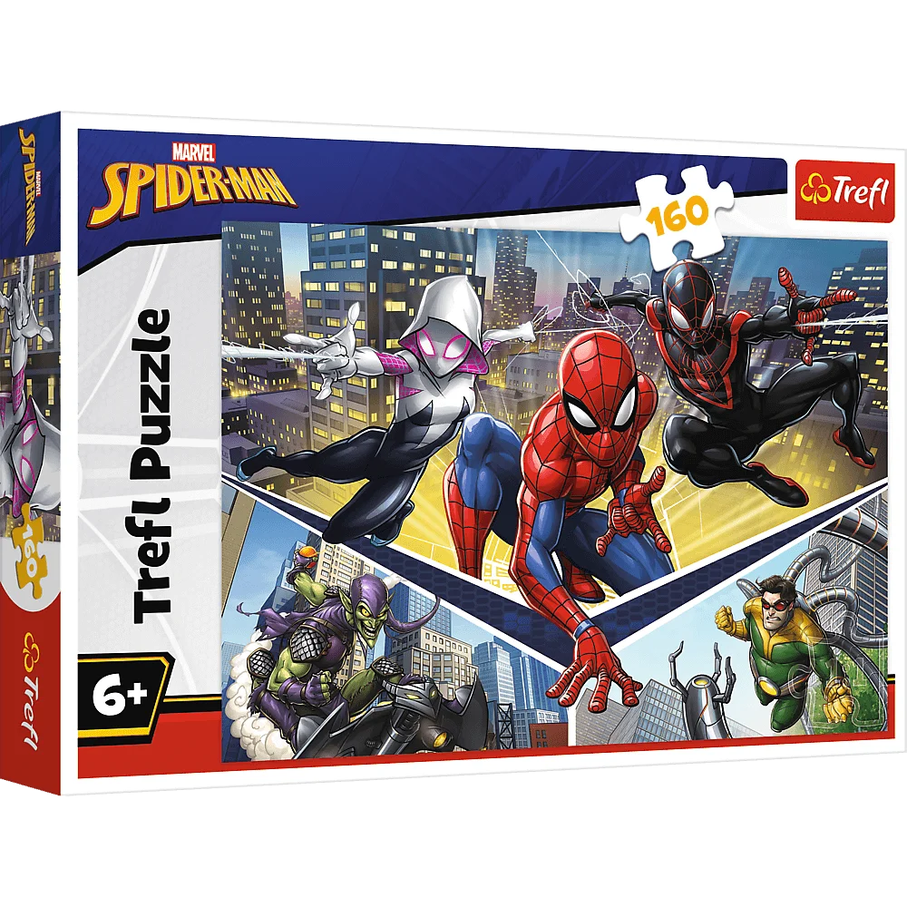 Пазл "160" - Сила Спайдермена. Disney Marvel Spiderman, Trefl, 15422