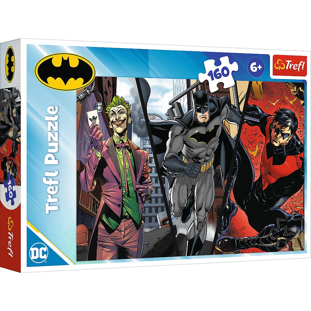 Пазл "160" - Бетмен готовий до дії. Warner Batman, Trefl, 15425