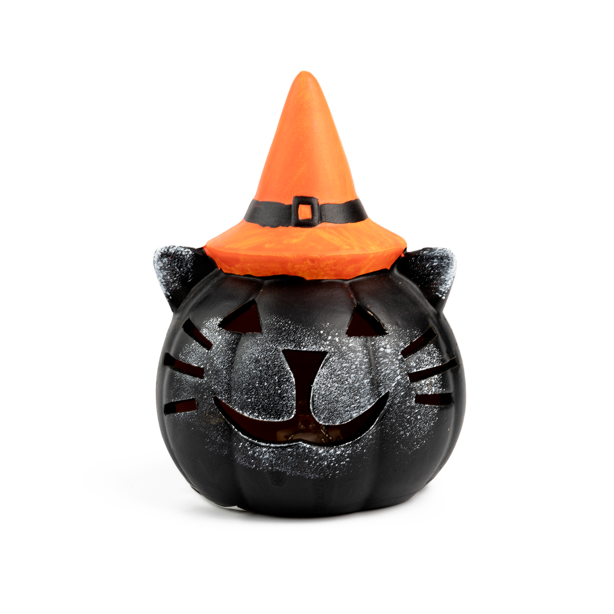 Статуэтка Halloween, тыква, LED, 9,1*9,1*12,3 см, BX20084-1A