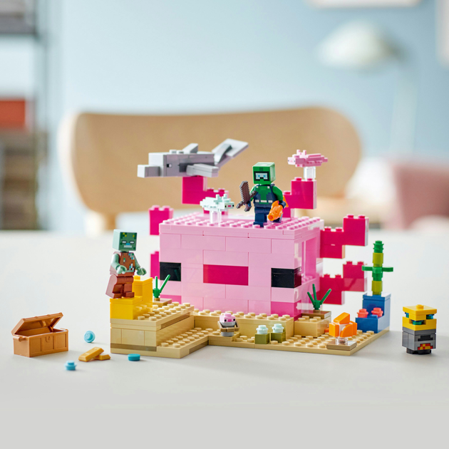 Конструктор Lego Minecraft "Дім-Аксолотль", 21247 2