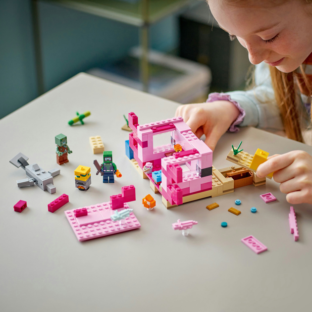 Конструктор Lego Minecraft "Дім-Аксолотль", 21247 3