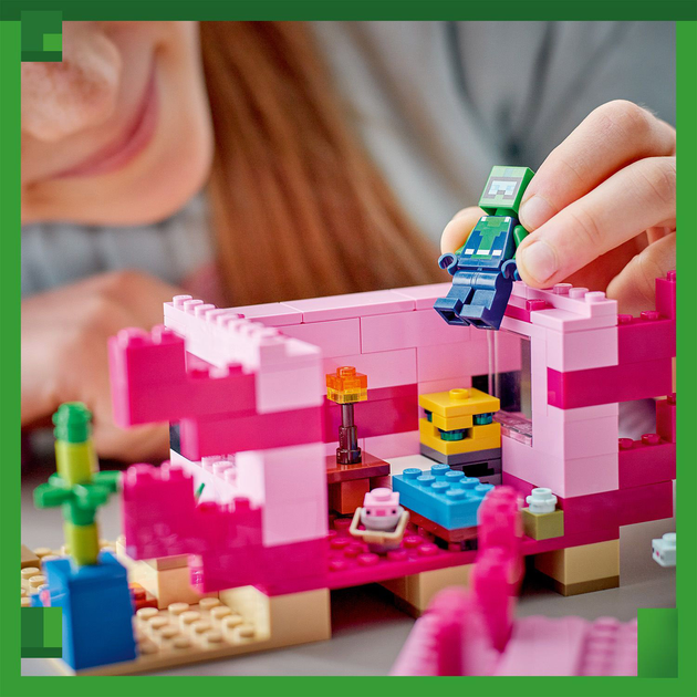 Конструктор Lego Minecraft "Дім-Аксолотль", 21247 5