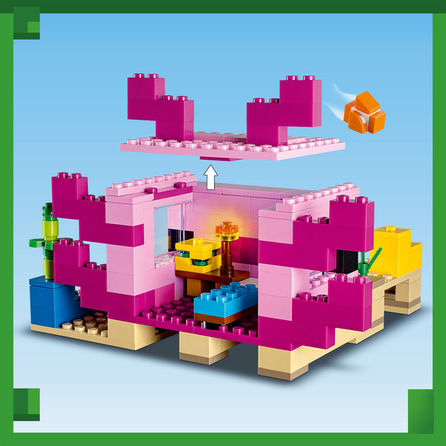 Конструктор Lego Minecraft "Дім-Аксолотль", 21247 6