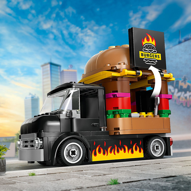 Конструктор Lego City "Грузовик с гамбургерами", 60404 6