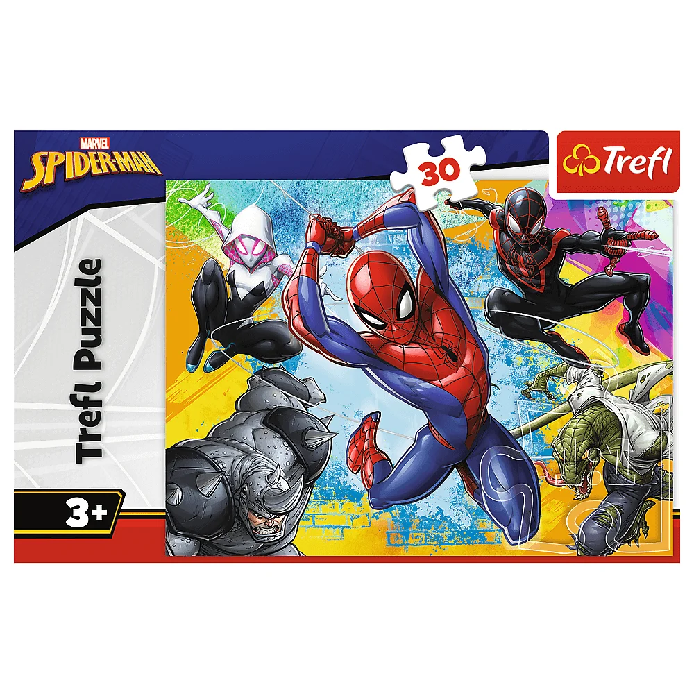 Пазл "30" - Кольори Людини-павука. Disney Marvel Spiderman, Trefl, 18307 1