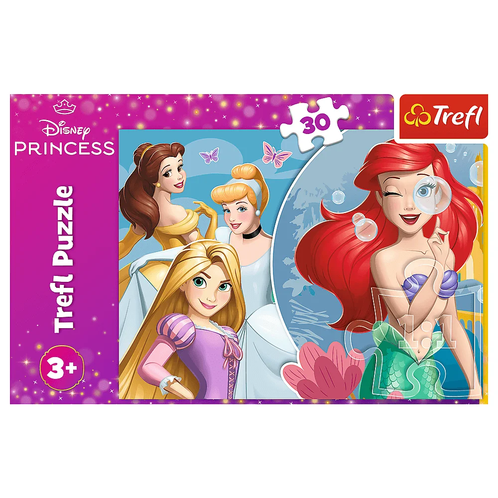 Пазл "30" - День чарівних принцес. Disney Princess, Trefl, 18308 1