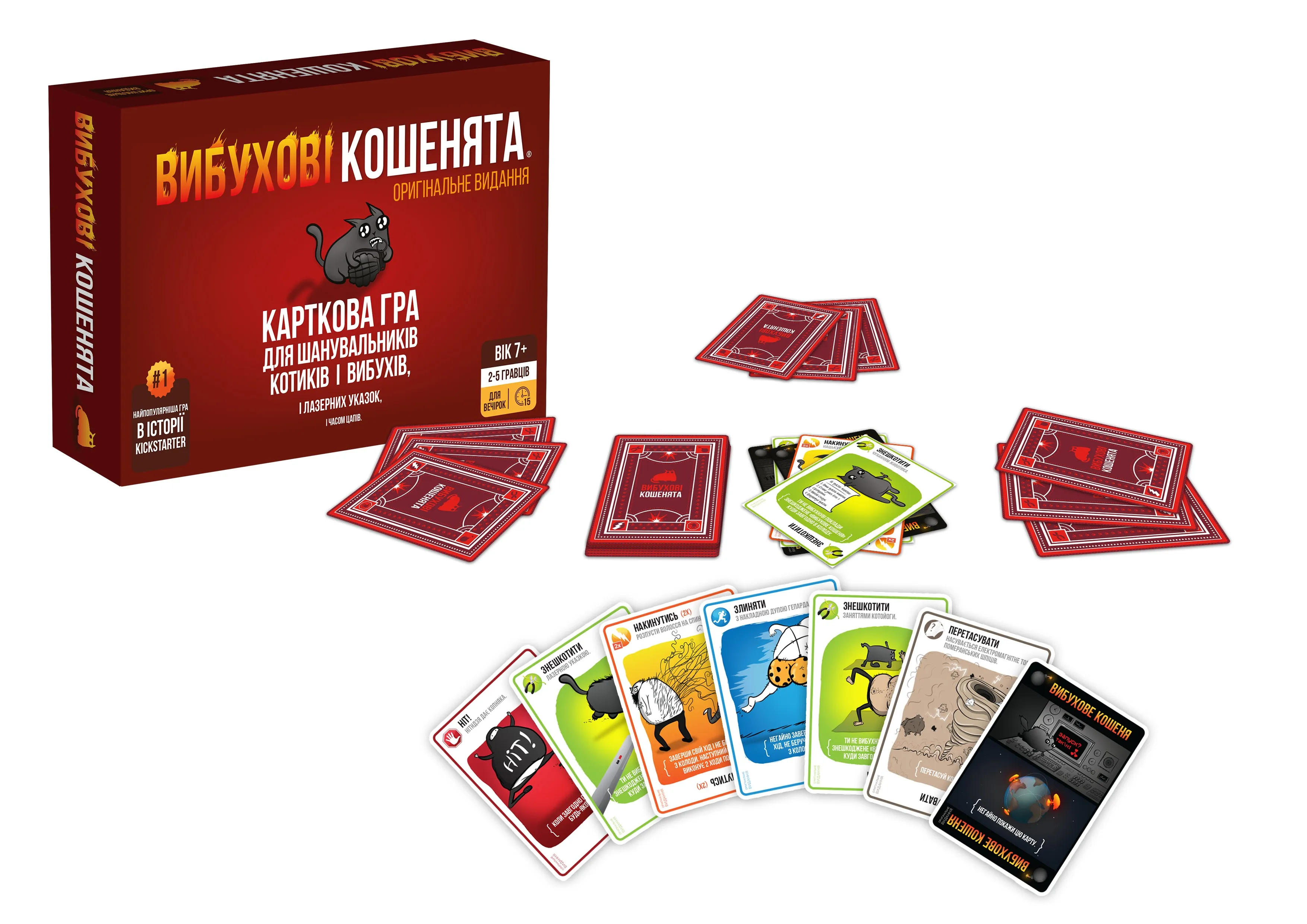 Настольная игра "Взрывные котята: Оригинальная версия" Rozum, EKIEK01UA 1