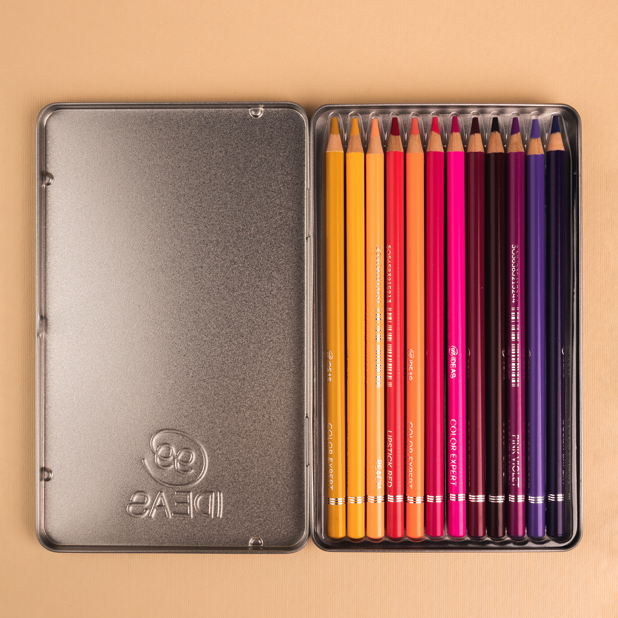Набір олівців кольорових  99IDEAS "Color Expert" 12 кол., Manga Set, метал. коробка, 99CE-12MANG 4