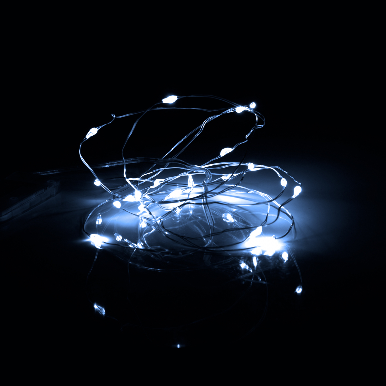 Електрогірлянда Yes! Fun "Нитка" на мідному дроті, 20 LED, холодно-біла 2 м, статична, батарейки, 975021 1