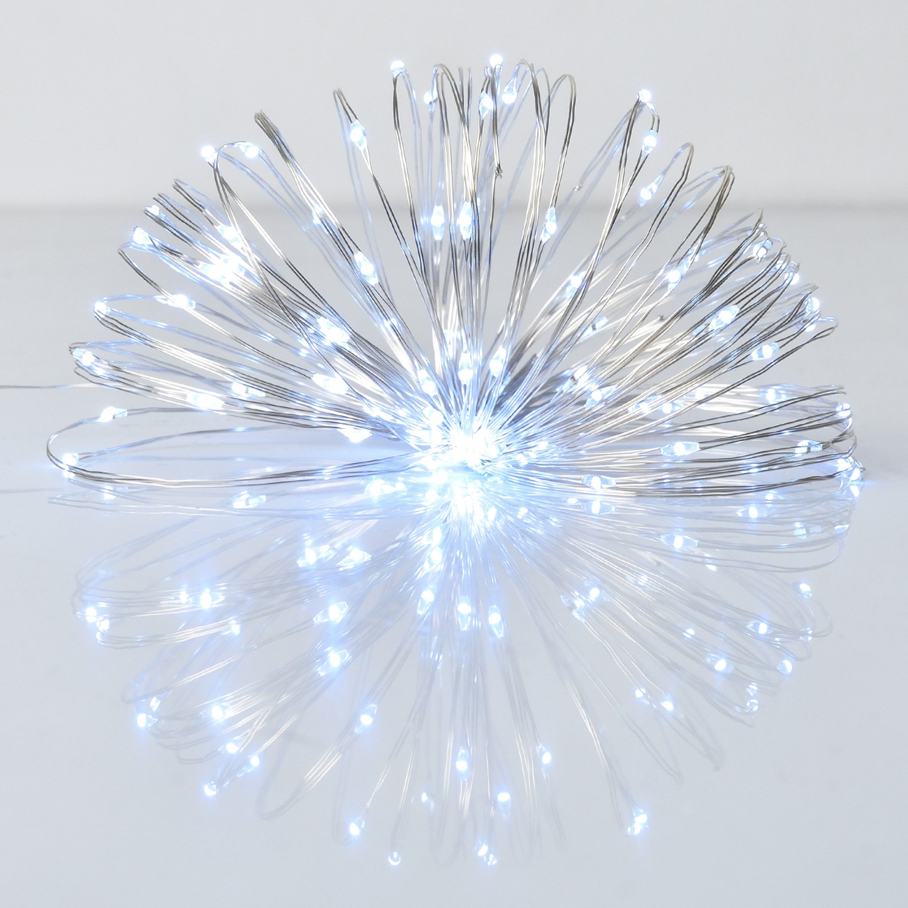 Электрогирлянда Yes! Fun "Нить" на медной проволоке, 50 LED, холодно-белая, 5 м, статическая, USB, 975038