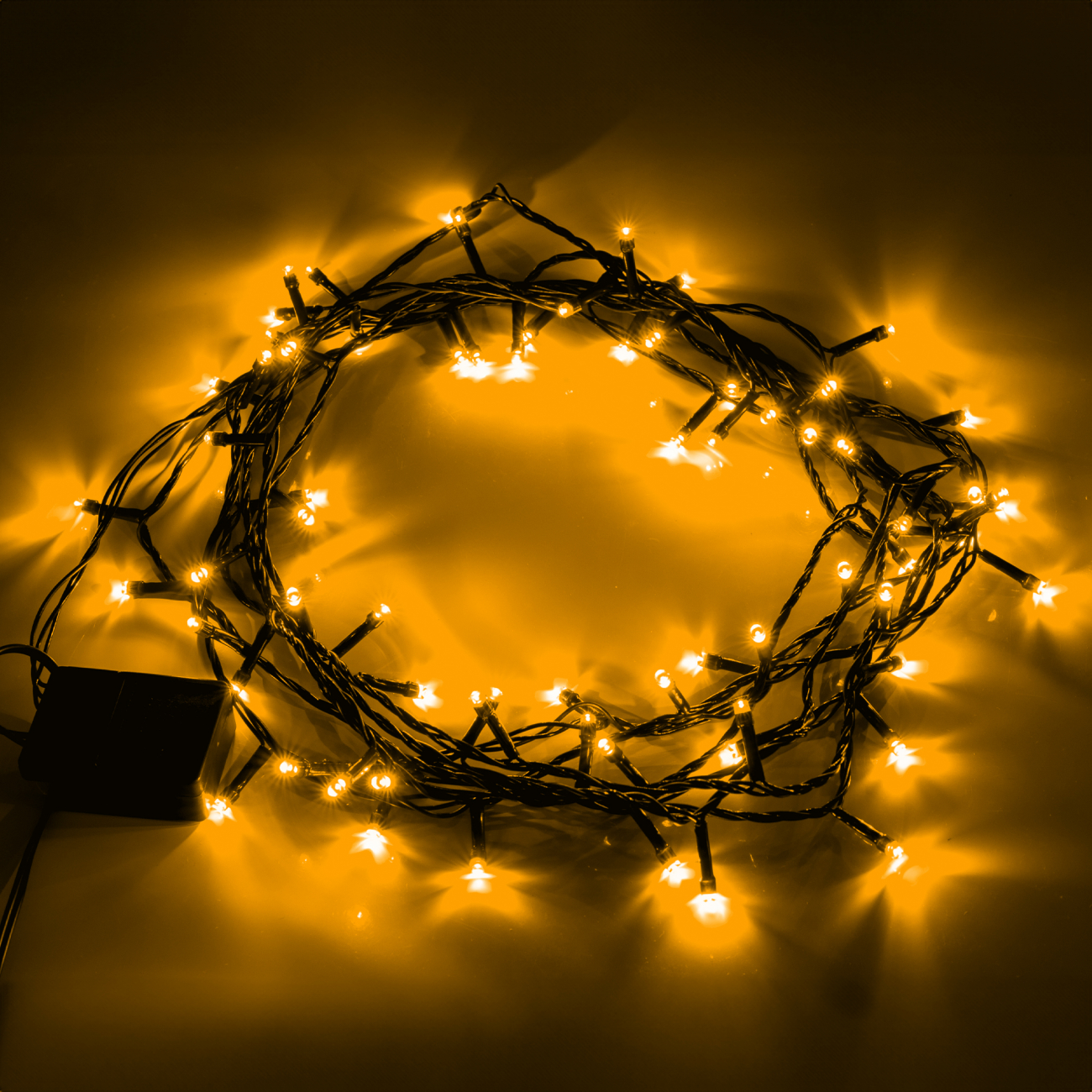 Электрогирлянда Yes! Fun "Нить" 70 LED, тепло-белая, 4,9м., 8 режимов мигания, 974835