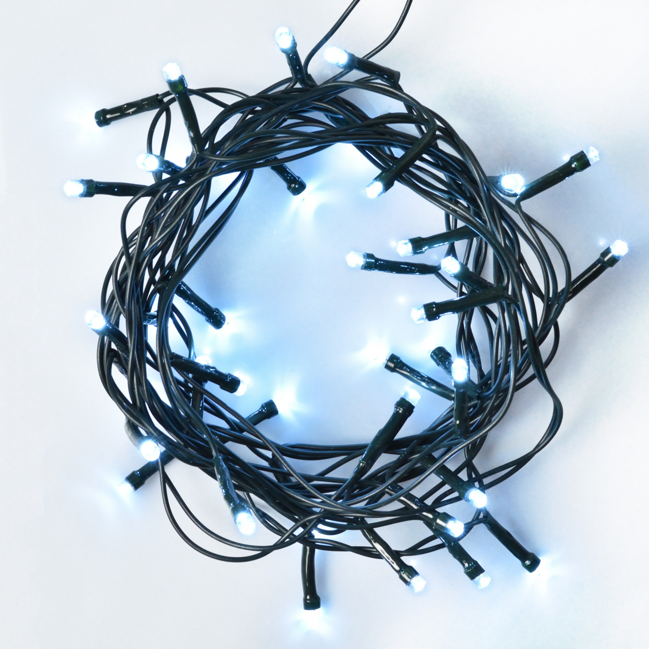 Електрогірлянда Yes! Fun "Нитка" 70 LED, холодно-біла, 4.9 м., 8 режимів миготіння, 974836