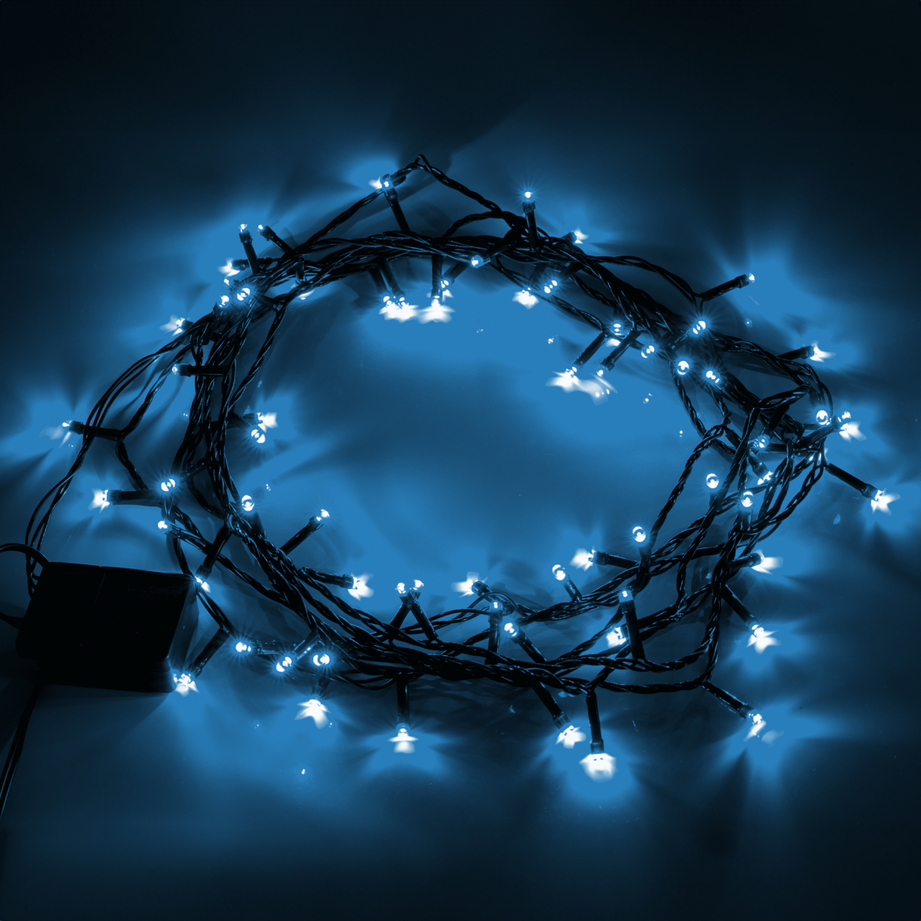 Електрогірлянда Yes! Fun "Нитка" 70 LED, холодно-біла, 4.9 м., 8 режимів миготіння, 974836 1