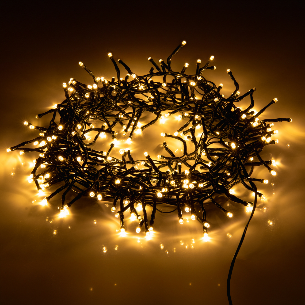 Электрогирлянда уличная Yes! Fun "Кластер" 250 LED, тепло-белая, 5 м, мерцание, 975065 1