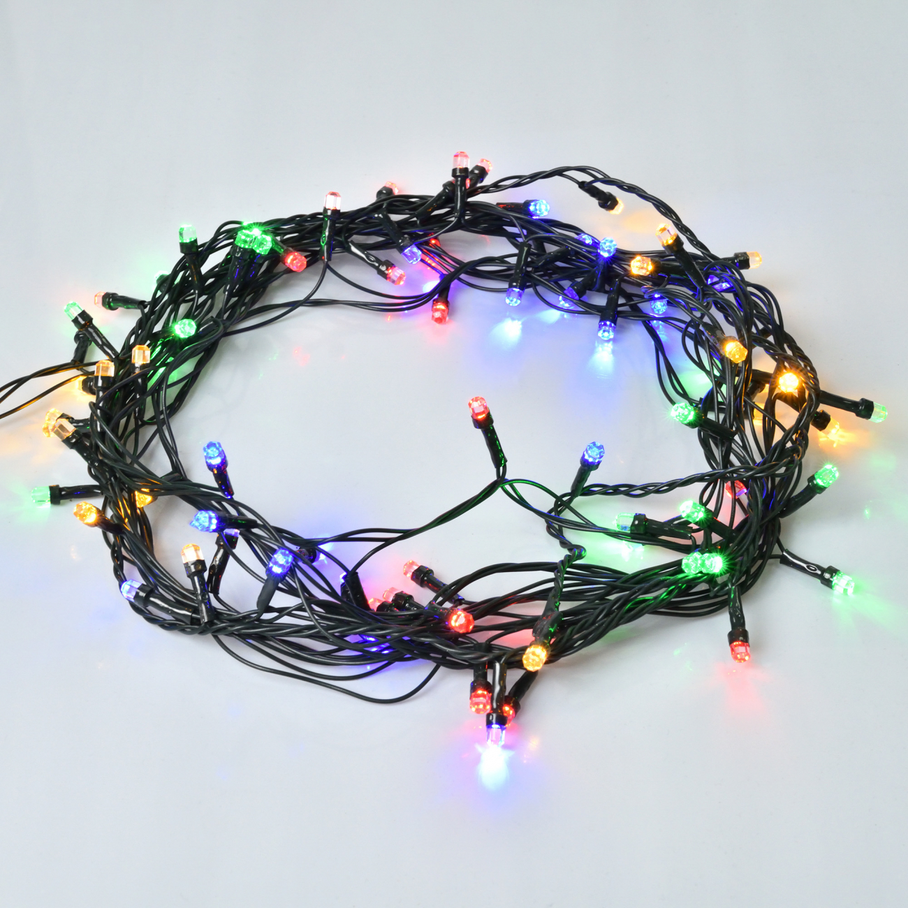 Електрогірлянда Yes! Fun "Діамант" 8 мм, 80 LED, різнокольорова, 8 м, 8 режимів миготіння, 975051 2