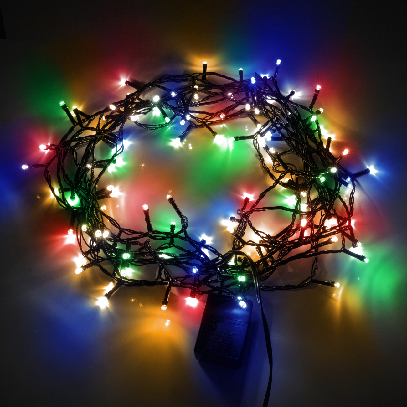 Електрогірлянда Yes! Fun "Нитка" 120 LED, різнокольорова, 8,4м, 8 режимів миготіння, 974848