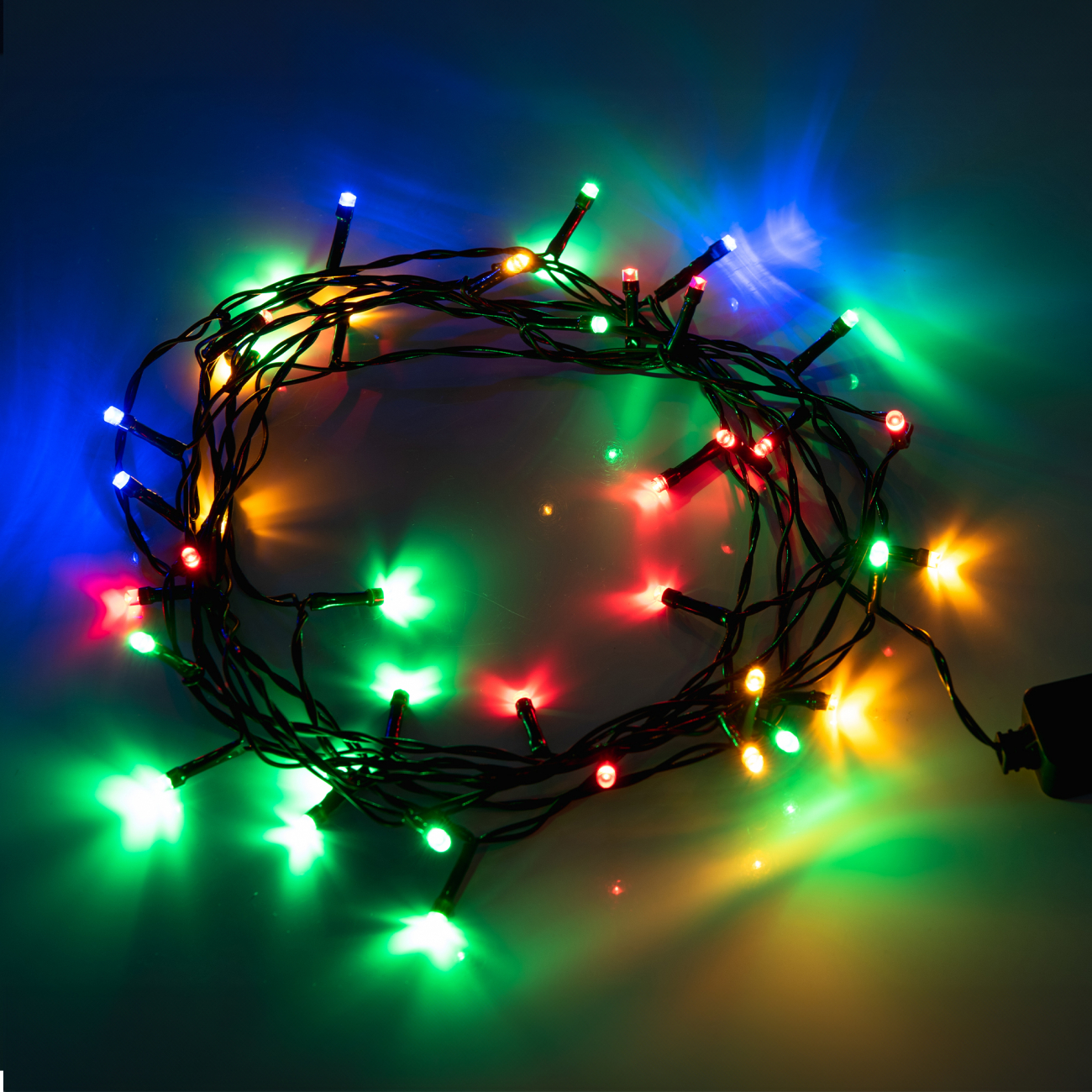 Електрогірлянда Yes! Fun "Нитка" 40 LED, різнокольорова, 4 м, статичне свічення, 975048
