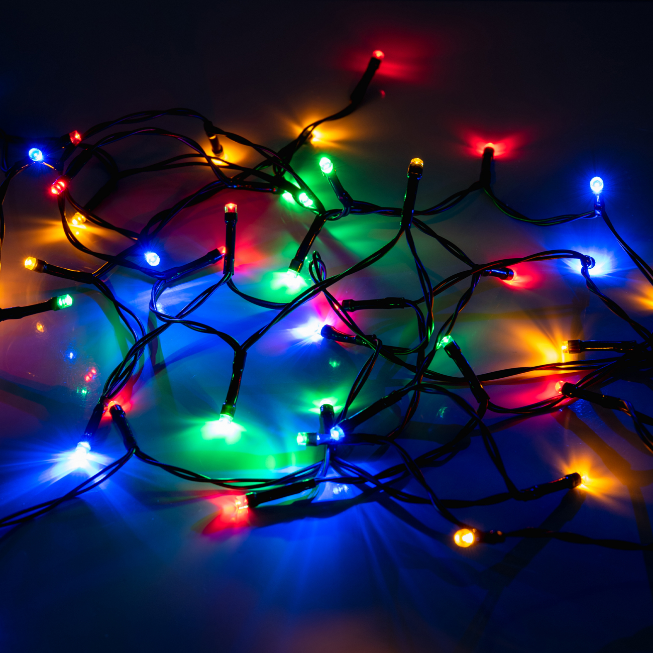 Електрогірлянда Yes! Fun "Нитка" 40 LED, різнокольорова, 4 м, статичне свічення, 975048 1