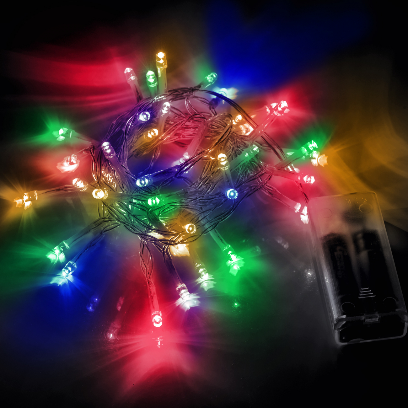 Електрогірлянда Yes! Fun "Нитка" 41 LED, різнокольорова, 2,8 м, статична, на батарейках, 975053