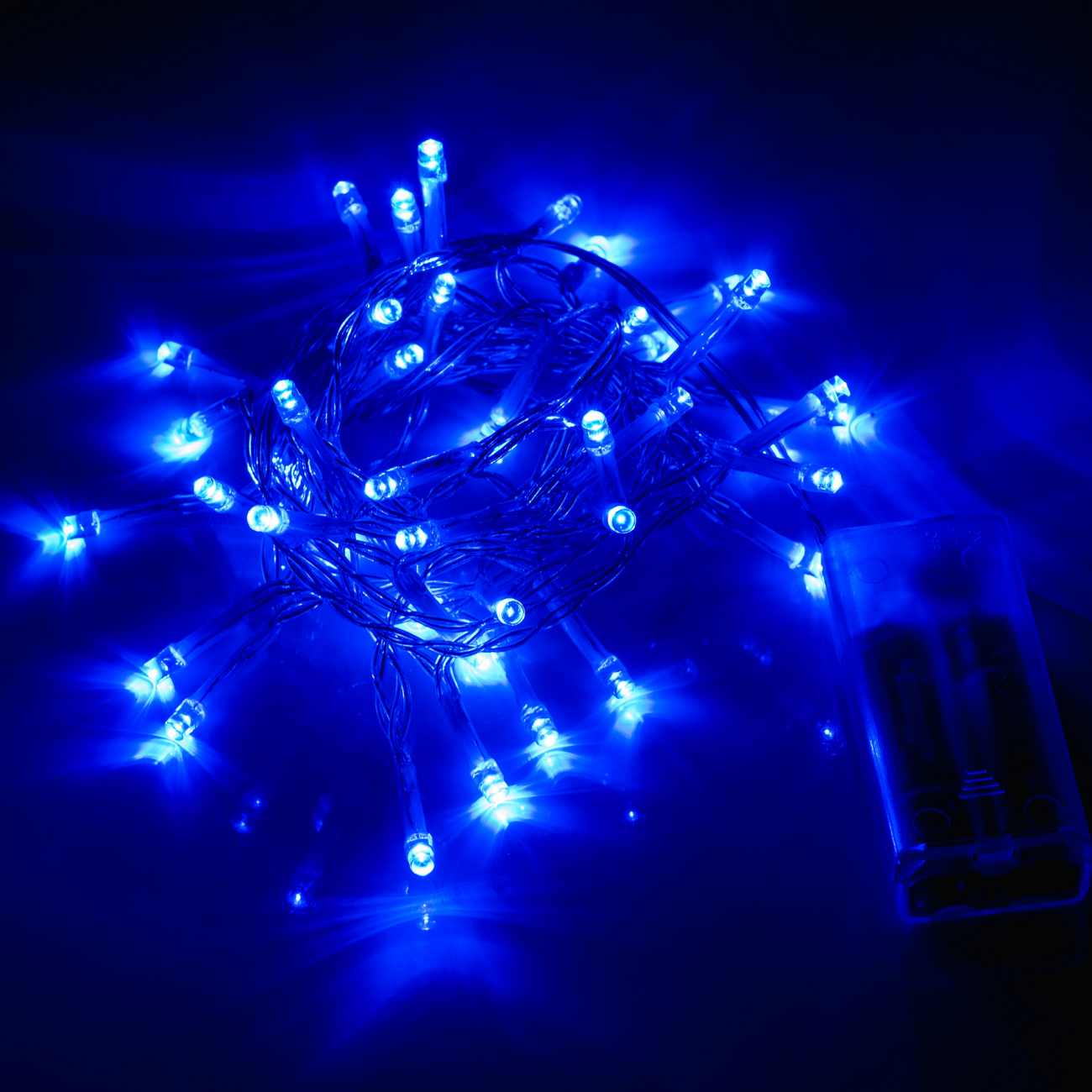 Електрогірлянда Yes! Fun "Нитка" 41 LED, синя, 2,8 м, статична, на батарейках, 975056
