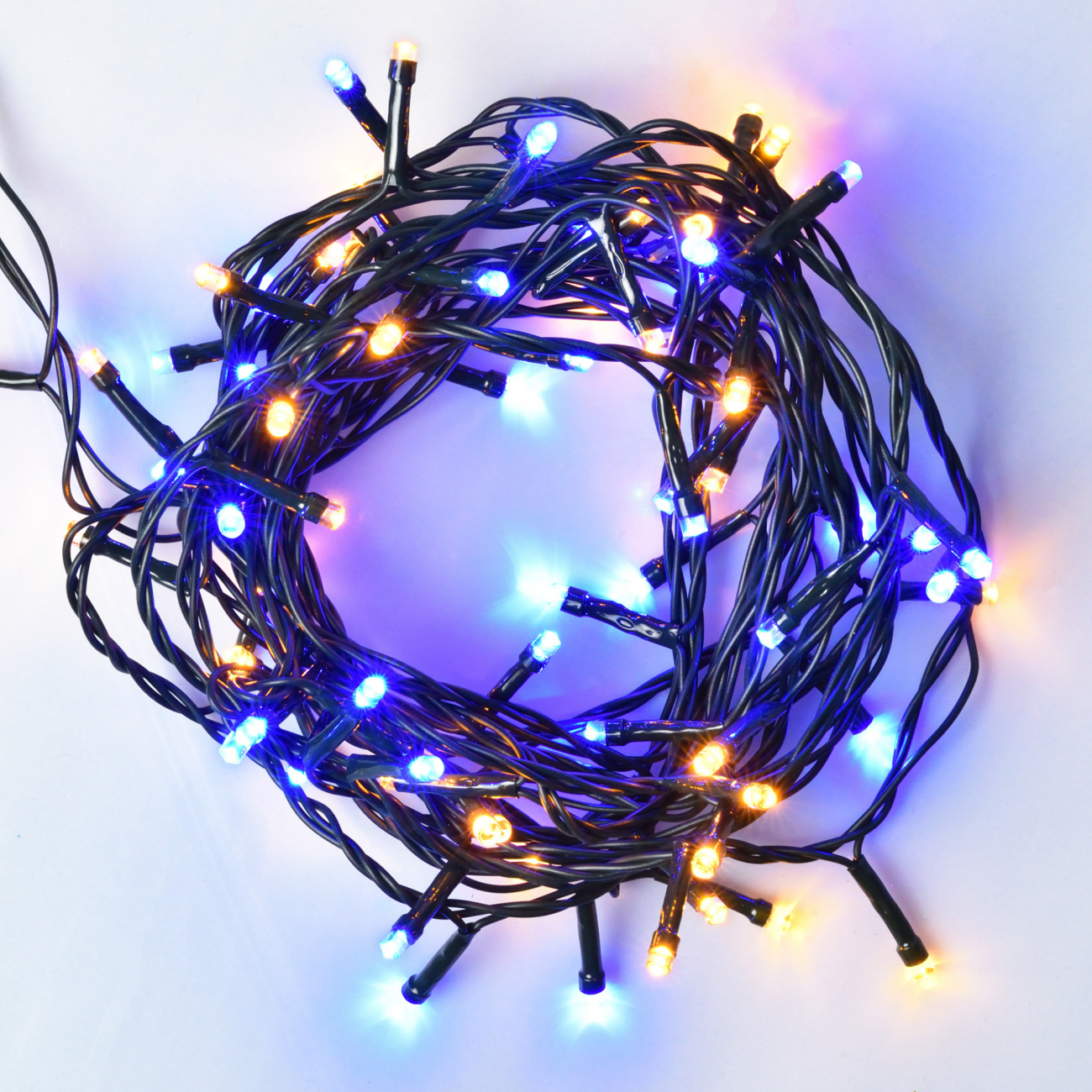 Електрогірлянда Yes! Fun "Нитка" 70 LED, жовто-синя, 4,9 м, 8 режимів миготіння, 974845 2