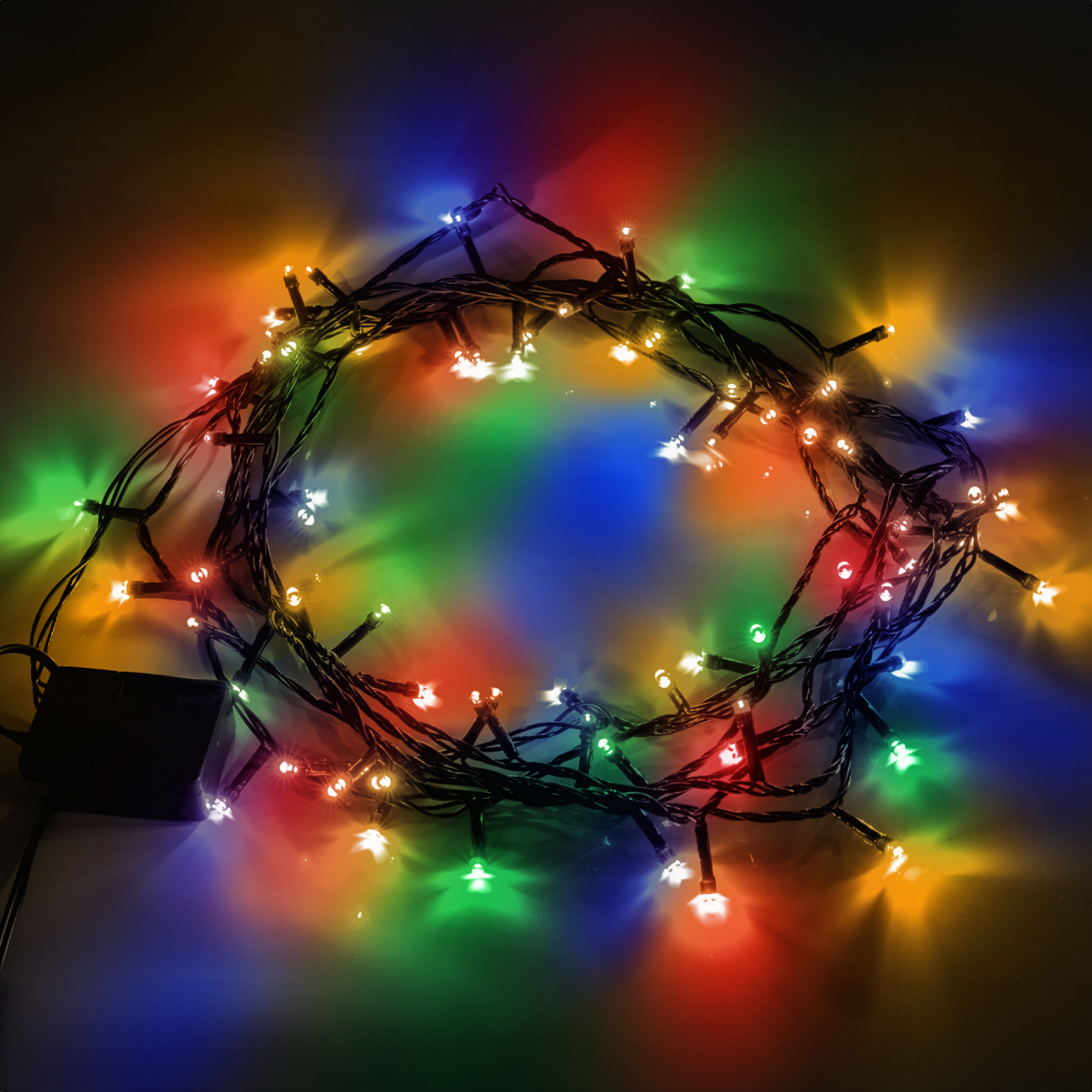 Електрогірлянда Yes! Fun "Нитка" 70 LED, різнокольорова, 4,9 м, 8 режимів миготіння, 974844