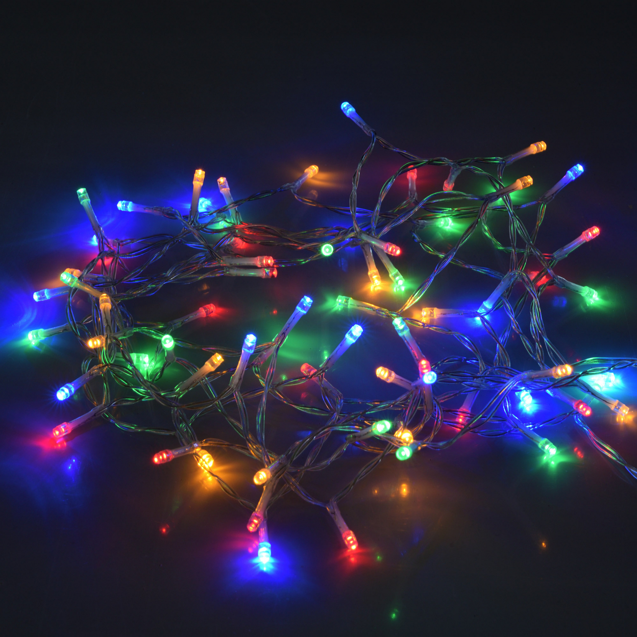 Електрогірлянда Yes! Fun "Нитка" 70 LED, різнокольорова, 4,9 м, статична, на батарейках, 975058