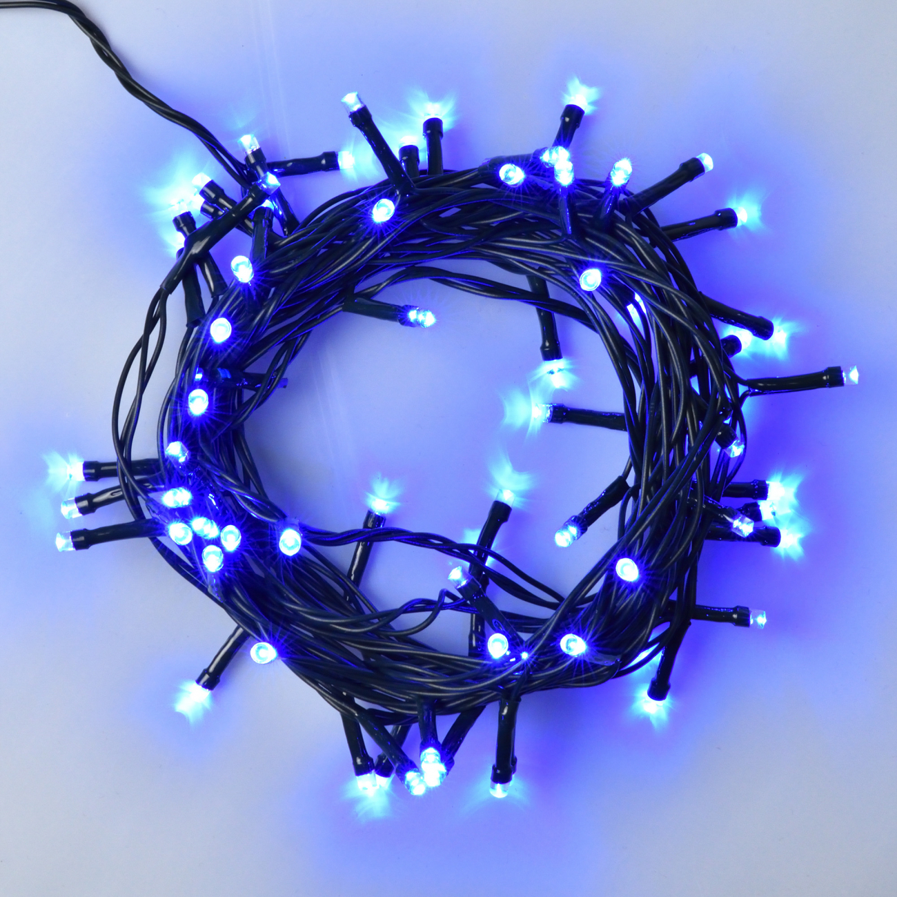 Електрогірлянда Yes! Fun "Нитка" 70 LED, синя, 4,9 м, 8 режимів миготіння, 974843