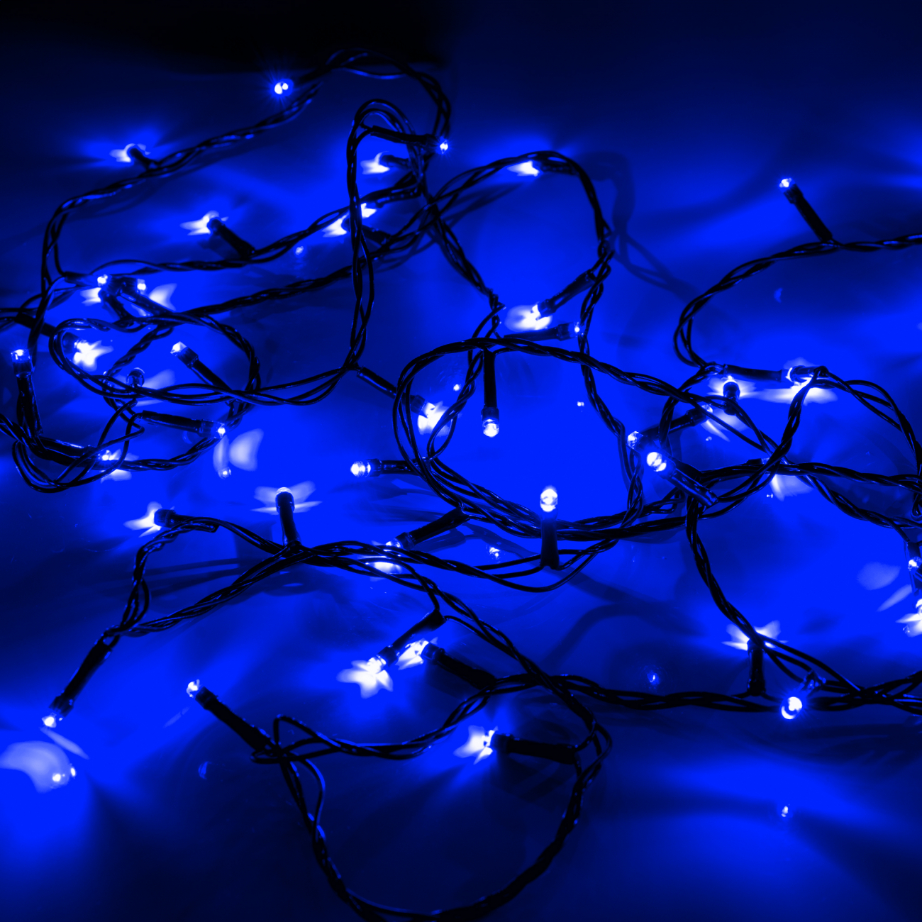 Електрогірлянда Yes! Fun "Нитка" 70 LED, синя, 4,9 м, 8 режимів миготіння, 974843 2