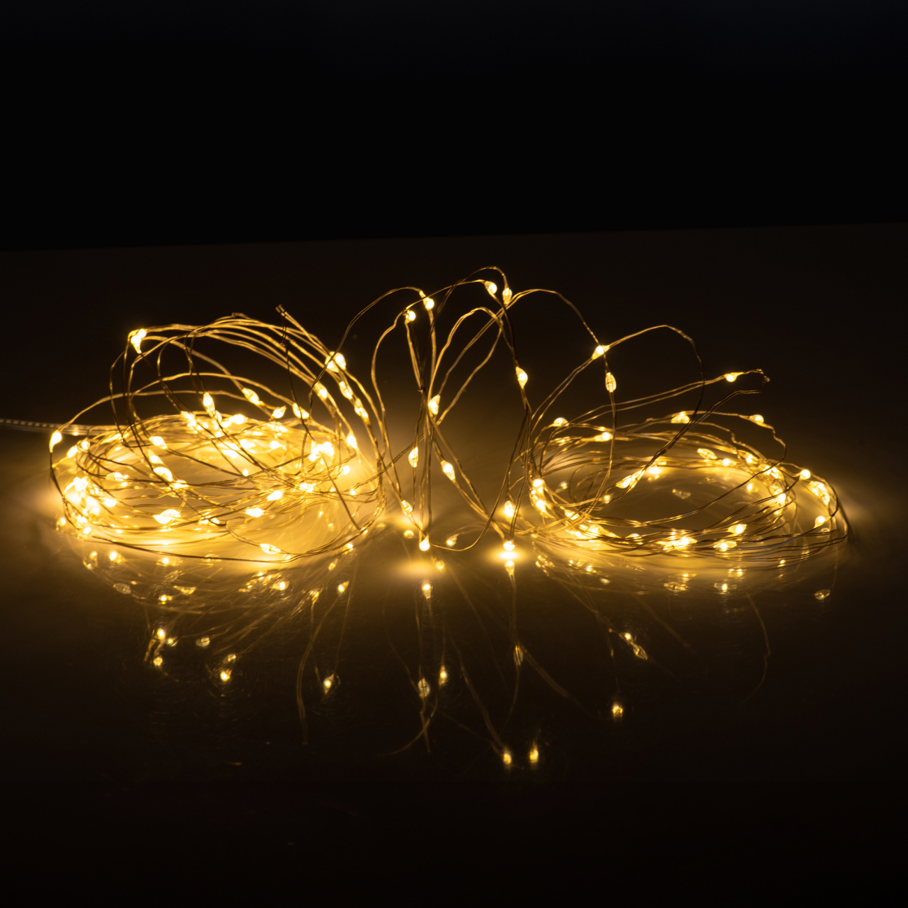 Електрогірлянда Yes! Fun "Нитка" на мідному дроті, 100 LED, тепло-біла 10 м, статична, USB, 975035 1