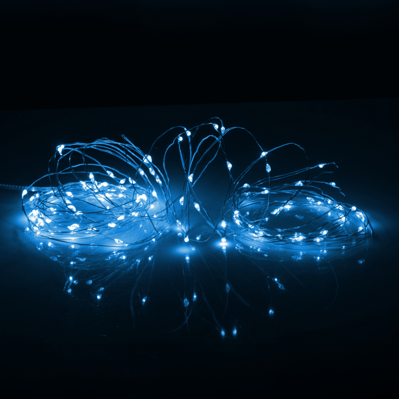 Електрогірлянда Yes! Fun "Нитка" на мідному дроті, 100 LED, холодно-біла 10 м, статична, USB, 975036 1
