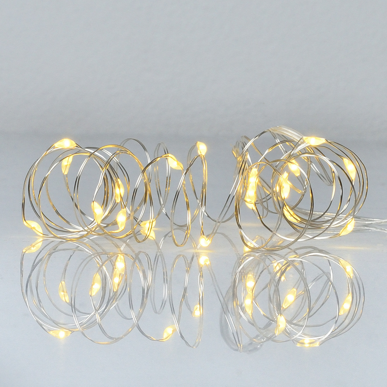 Електрогірлянда Yes! Fun "Нитка" на мідному дроті, 20 LED, жовта, 2 м, статична батарейки, 975023 1