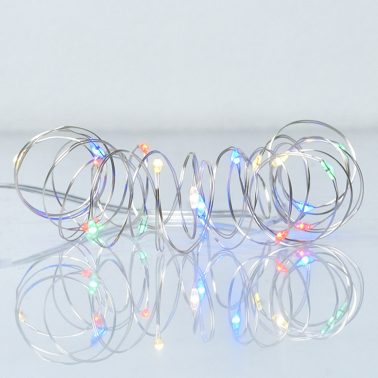 Електрогірлянда Yes! Fun "Нитка" на мідному дроті, 20 LED, різнокольорова 2 м, статична, батарейки, 975022 1