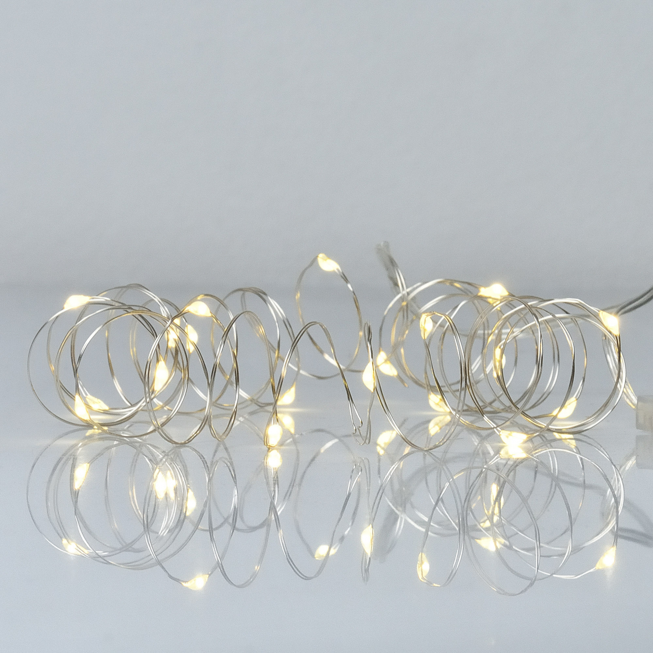 Електрогірлянда Yes! Fun "Нитка" на мідному дроті, 20 LED, тепло-біла, 2 м, статична, батарейки, 975020