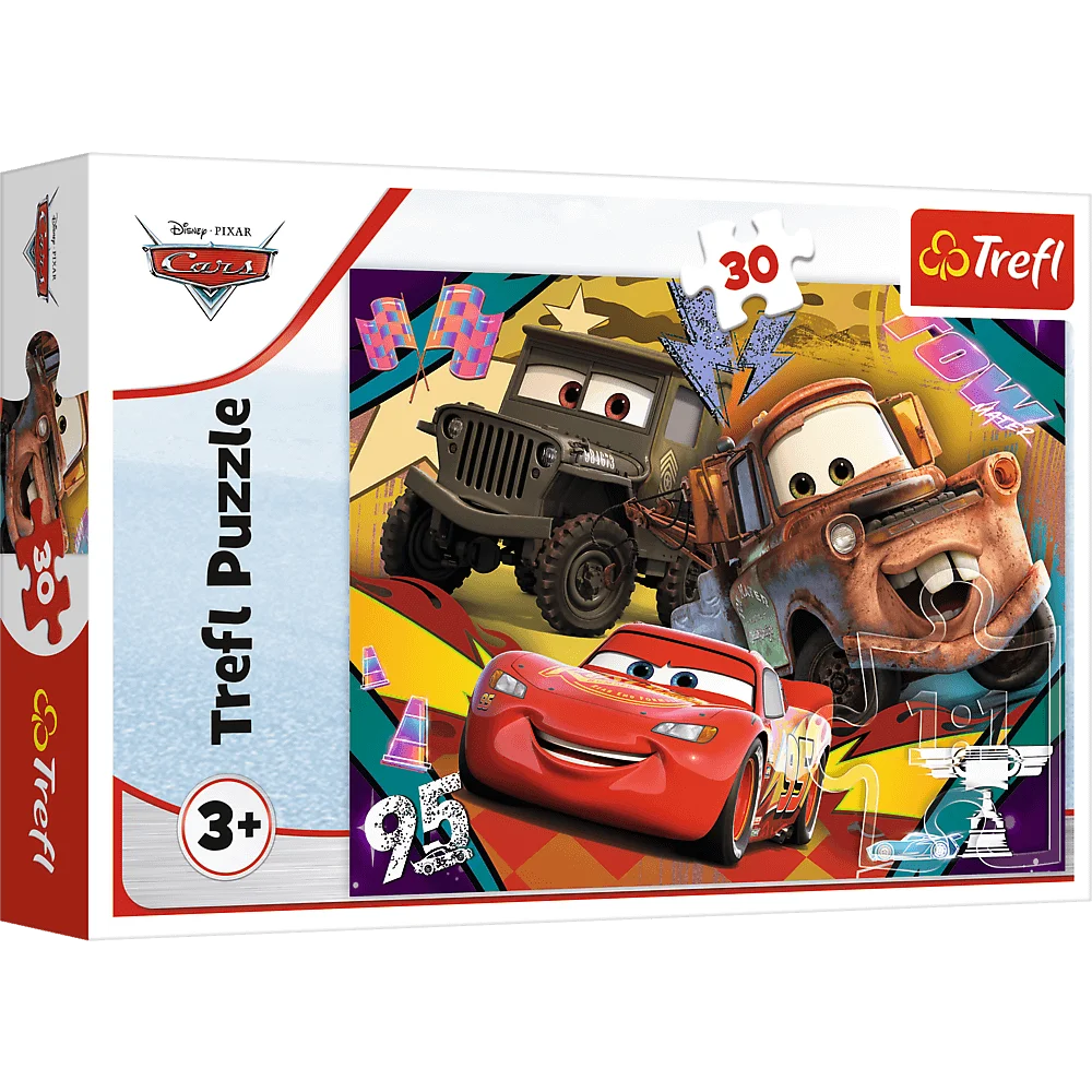 Пазл "30" - Швидкісні машини / Disney Cars 3, Trefl, 18293