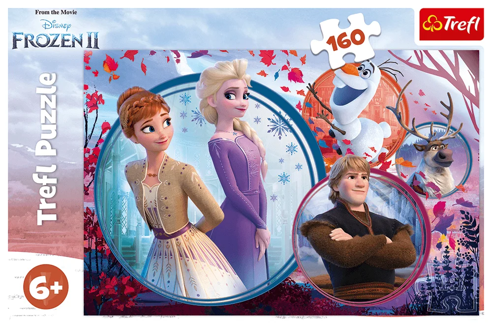 Пазл "160" - Приключения сестры / Disney Frozen II, Trefl, 15374 1