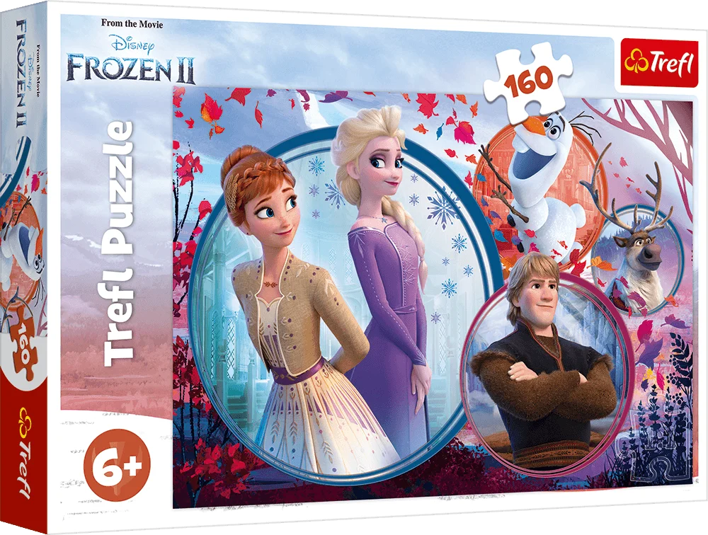 Пазл "160" - Приключения сестры / Disney Frozen II, Trefl, 15374