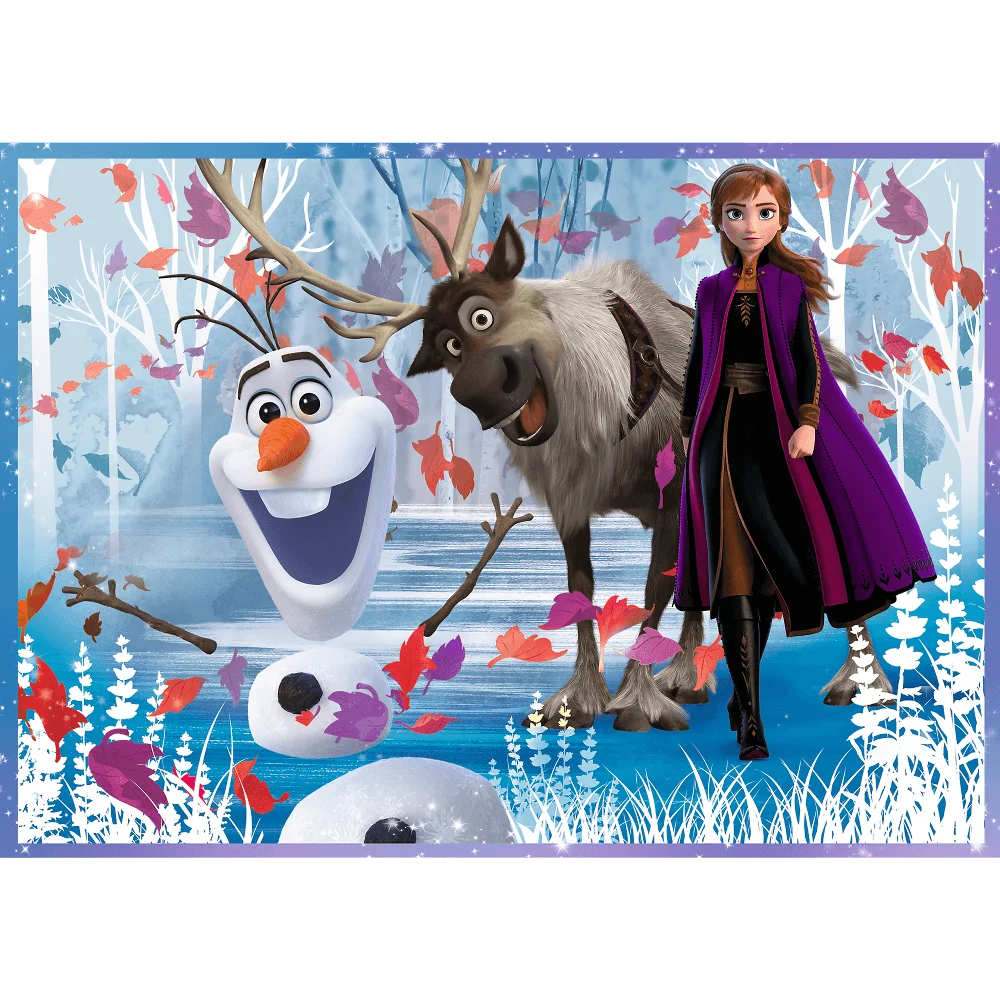 Пазл "4 в 1" - Путешествие в неизвестное / Disney Frozen 2, Trefl, 34323 4